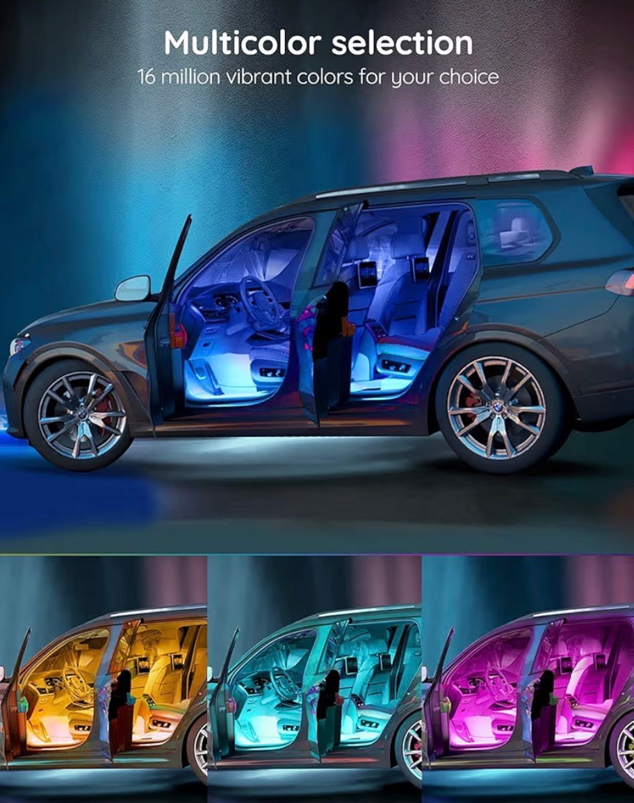 Govee Car LED Lights, Smart Car Interior Lights with App Control