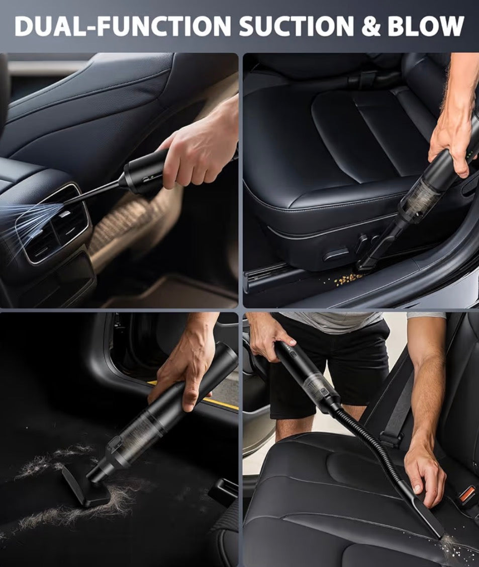 Car Vacuum Portable Cordless Handheld Vacuum Cleaner 4-in-1